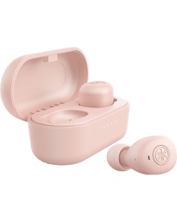 Безжични слушалки Yamaha - TW-E3B, TWS, розови
