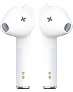 Безжични слушалки Defunc - TRUE PLUS, TWS, бели
