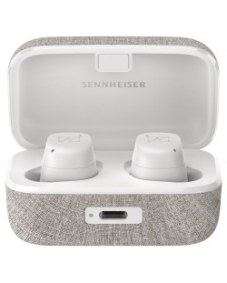 Безжични слушалки Sennheiser - Momentum True Wireless 3, бели