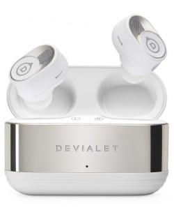 Безжични слушалки Devialet - Gemini II, TWS, ANC, Iconic White