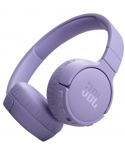 Безжични слушалки с микрофон JBL - Tune 670NC, ANC, лилави