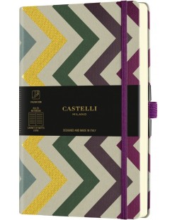Бележник Castelli Oro - Frets, 9 x 14 cm, линиран