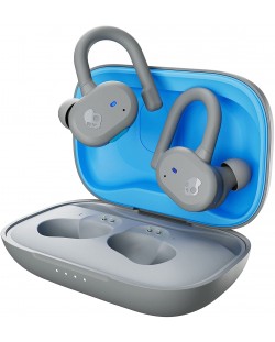 Безжични слушалки Skullcandy - Push Active, TWS, сиви/сини