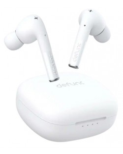 Безжични слушалки Defunc - True Entertainment, TWS, бели