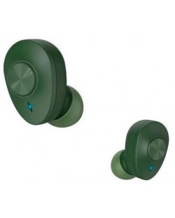 Безжични слушалки с микрофон Hama - Freedom Buddy, TWS, зелени