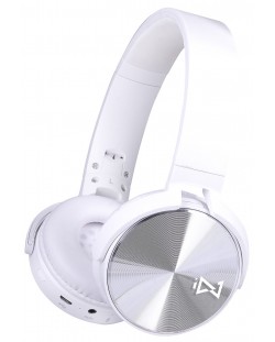 Безжични слушалки с микрофон Trevi - DJ 12E50 BT, бели