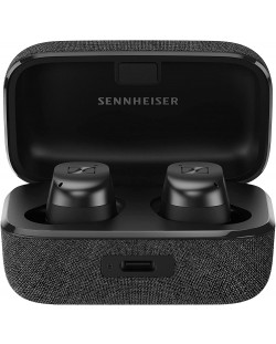Безжични слушалки Sennheiser - Momentum True Wireless 3, графит