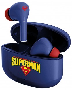 Безжични слушалки OTL Technologies - Core Superman, TWS, сини