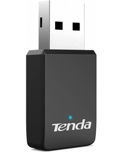 Безжичен USB адаптер Tenda - U9, 650Mbps, черен