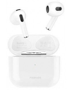 Безжични слушалки ProMate - FreePods-2, TWS, бели