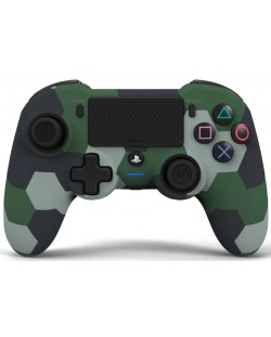 Безжичен контролер Nacon - Asymmetric, Camo Green (PS4/PC)