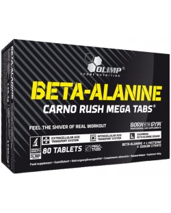 Beta-Alanine Carno Rush Mega Tabs, 80 таблетки, Olimp