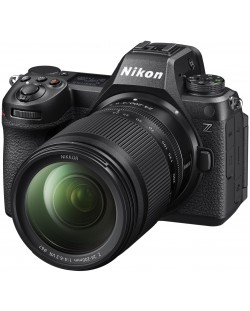 Безогледален фотоапарат Nikon - Z6 III, Nikkor Z 24-200 mm, f/4-6.3 VR, черен