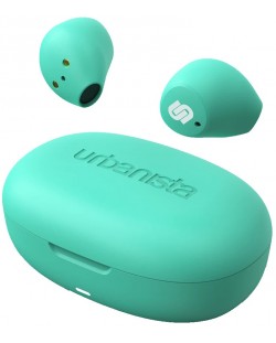 Безжични слушалки Urbanista - Lisbon, TWS, зелени