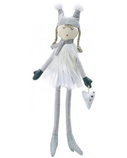 Парцалена кукла The Puppet Company - Бела, бяла, 38 cm