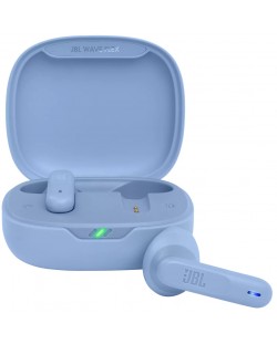 Безжични слушалки JBL - Wave Flex, TWS, сини