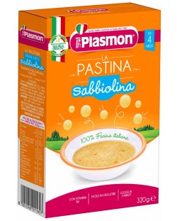 Бебешка паста първи месеци Plasmon - Перли (Sabbiolina), 320 g