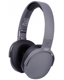 Безжични слушалки с микрофон Trevi - DJ 12E45 BT, черни/сиви