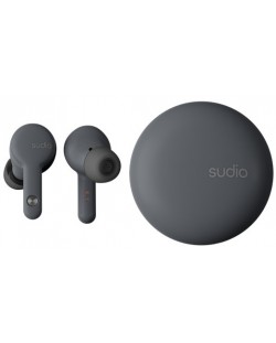 Безжични слушалки Sudio - A2, TWS, ANC, Anthracite
