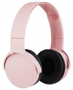 Безжични слушалки с микрофон T'nB - Discover, розови