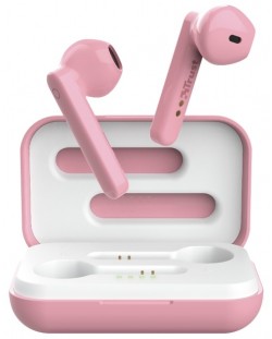 Безжични слушалки Trust - Primo Touch, TWS, розови