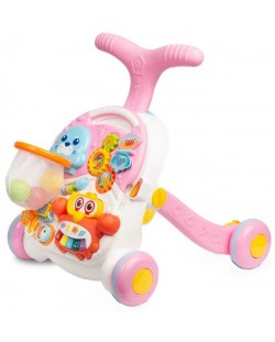 Бебешка проходилка 2 в 1 Caretero Toyz - Spark, Pink 