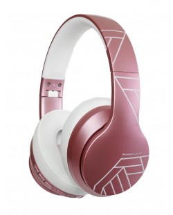 Безжични слушалки PowerLocus - P6 Mattе, розови