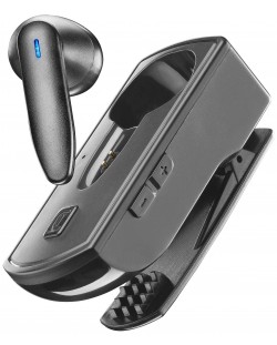 Безжична слушалка с микрофон Cellularline - Clip Pro, черна