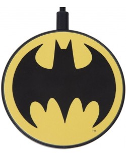 Безжично зарядно Warner Bros - Batman, 10W, жълто