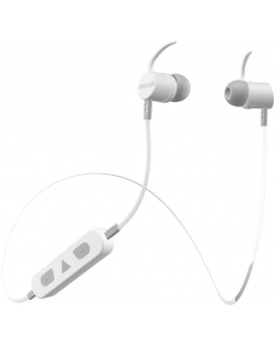 Безжични слушалки с микрофон Maxell - Solid BT100, бели/сиви