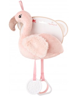 Бебешка играчка Амек Тойс - Фламинго, розово