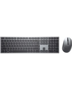 Kлавиатура и мишка Dell - Premier KM7321W, безжична, сива