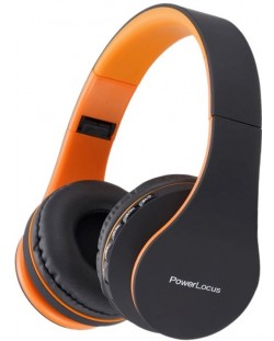 Безжични слушалки PowerLocus - P1, оранжеви