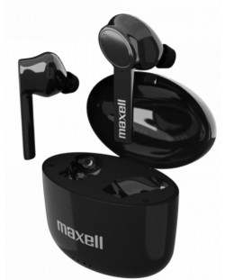 Безжични слушалки с микрофон Maxell - B13, TWS, черни