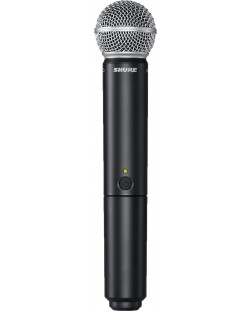 Безжичен микрофон Shure - BLX2/SM58, черен