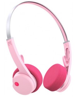 Безжични слушалки с микрофон Defunc - Mondo Freestyle, розови