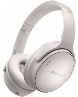 Безжични слушалки с микрофон Bose - QuietComfort 45, ANC, бели