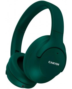 Безжични слушалки с микрофон Canyon - OnRiff 10, ANC, зелени