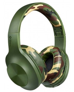 Безжични слушалки с микрофон ttec - SoundMax 2, зелени