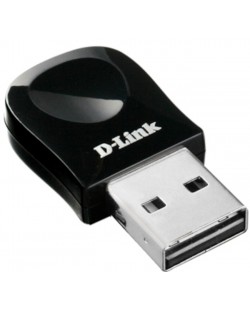 Безжичен USB адаптер D-Link - DWA-131, черен