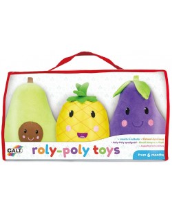 Бебешки играчки Galt - Roly- poly, Плодчета