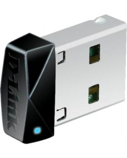 Безжичен USB адаптер D-Link - DWA-121, черен