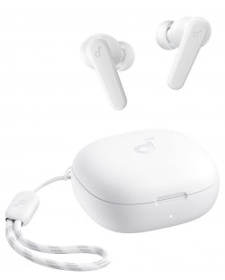 Безжични слушалки Anker - Soundcore R50i, TWS, бели