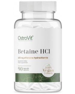 Betaine HCl, 650 mg, 90 капсули, OstroVit