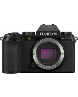 Безогледален фотоапарат Fujifilm - X-S20, 26.1MPx, черен