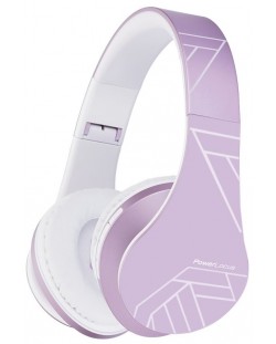 Безжични слушалки PowerLocus - P2, лилави