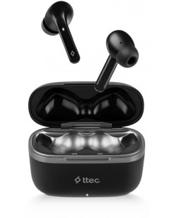 Безжични слушалки ttec - AirBeat Move, TWS, черни