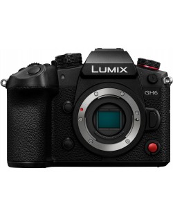 Безогледален фотоапарат Panasonic - Lumix GH6, 25MPx, Black