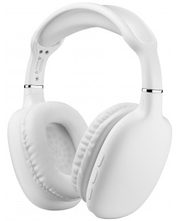 Безжични слушалки Cellularline - Music Sound Maxi, бели