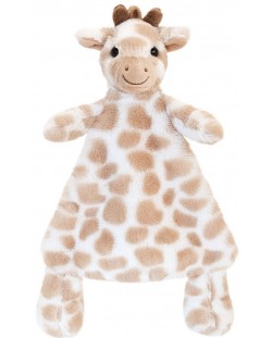 Бебешкa играчка Keel Toys - Жирафче за гушкане, 25 cm, кафяво